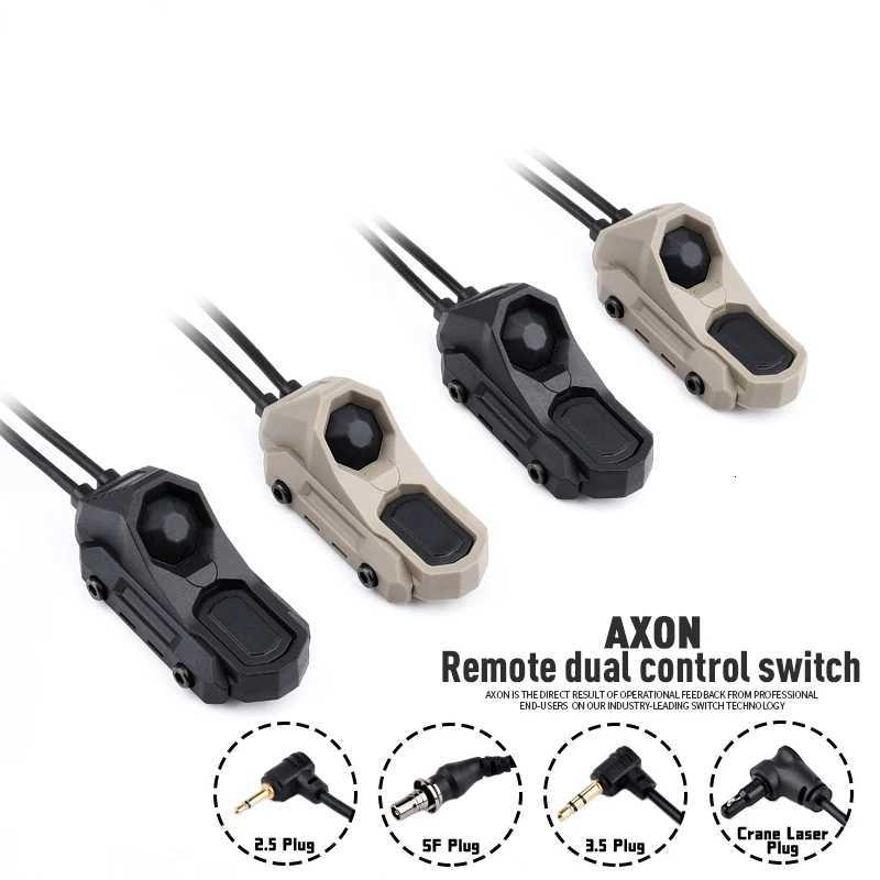 WADSN AXON Dual Function Control Pressure Remote Switch Tail SF/2.5/3.5/Crane Plug Fit PEQ NGAL M300 M600 Scout Light SwitchXJ250728