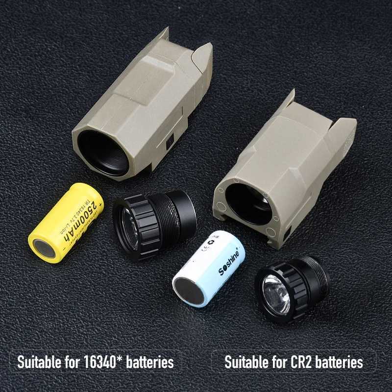 Tactical WML-X APL-C Mini Flashlight White Light Strobe with 3 Modes Fits 20mm Picatinny Rail Hunting Weapon Scout Hanging Accessories XJ250728