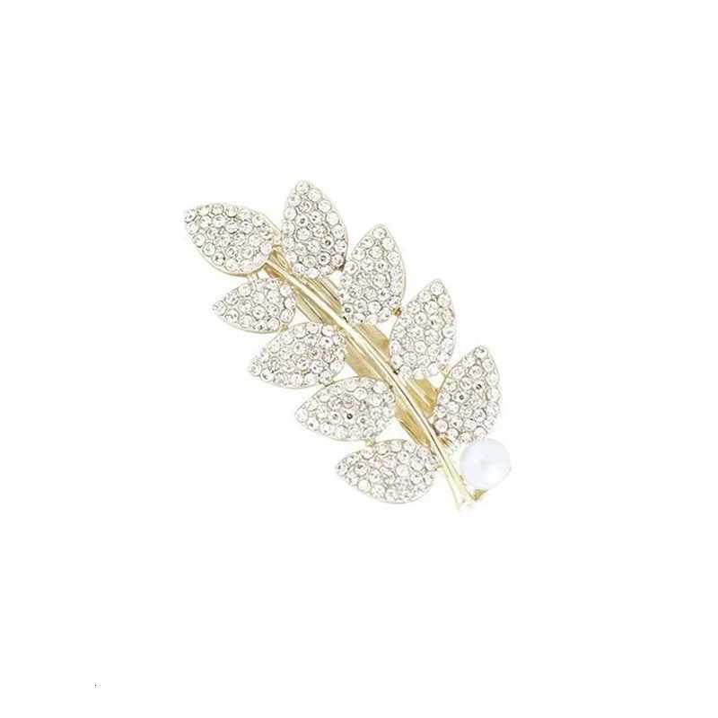 Pearl Rhinestone Wheat Hair Clip Exquisite Temperament Side Bangs Hairpins Simple Fashionable Womens Hair Clips Summer Z250729
