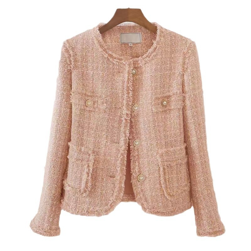 Free shipping designer new blue short versatile jacket for womens in autumn fashionable comfortable temperament top