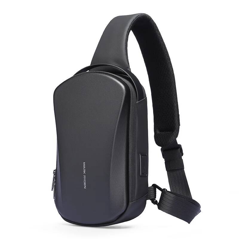 MarkRyden The Ratio Arc Mini: Hard-shell Waterproof Daily Crossbody Bag USB Port high-quality