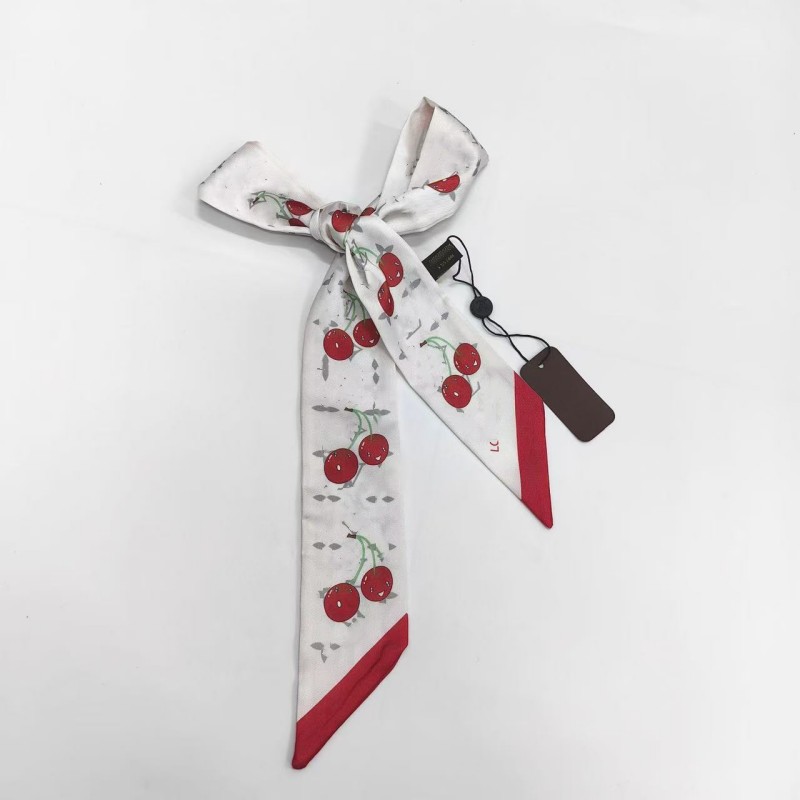 Designer Scarf for Women Scarf TM Monogram Cerise Bandeau Silk( Bandeaux Bag Charm Handbag Headbands Hair Wer 5x120cm Luxury Scrafs Classic Thin Scarves Neck Tie