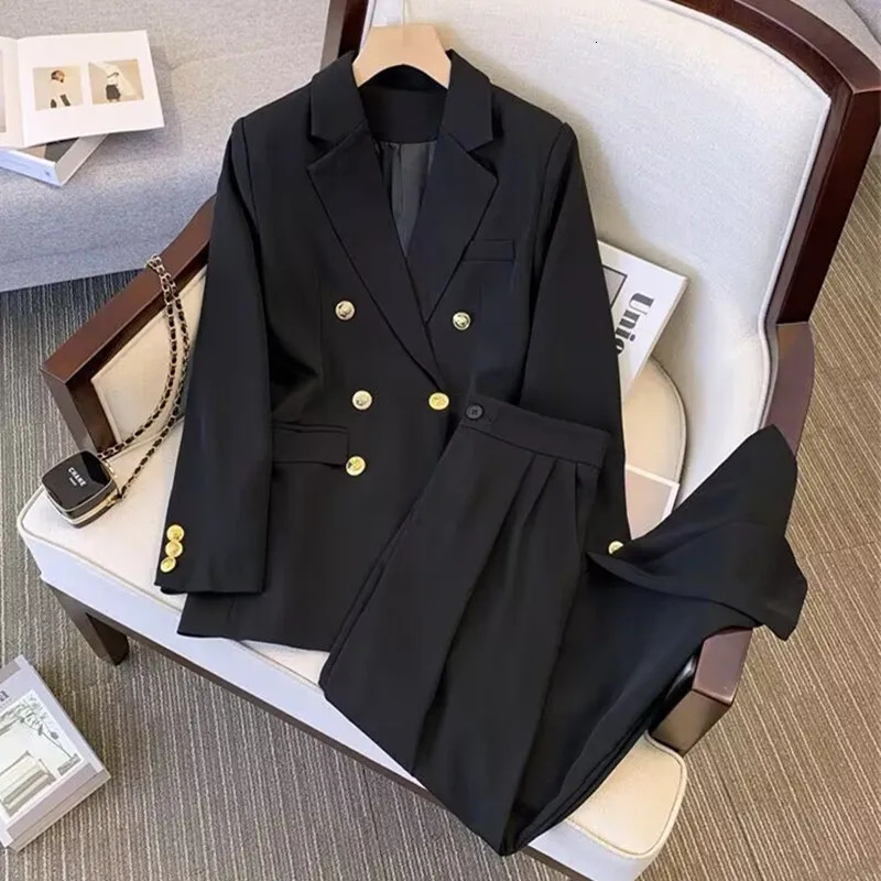Office Lady Slim Blazer for Women Long Sleeve Coats Black Jackets Casual Outwear Fall Winter Fashion 250729