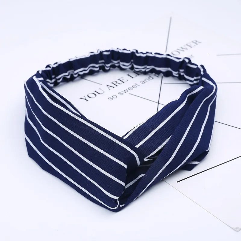 Women Girls Summer Bohemian Hair Bands Print Headbands Retro Cross Turban Bandage Bandanas HairBands Accessories Headwrap 250716