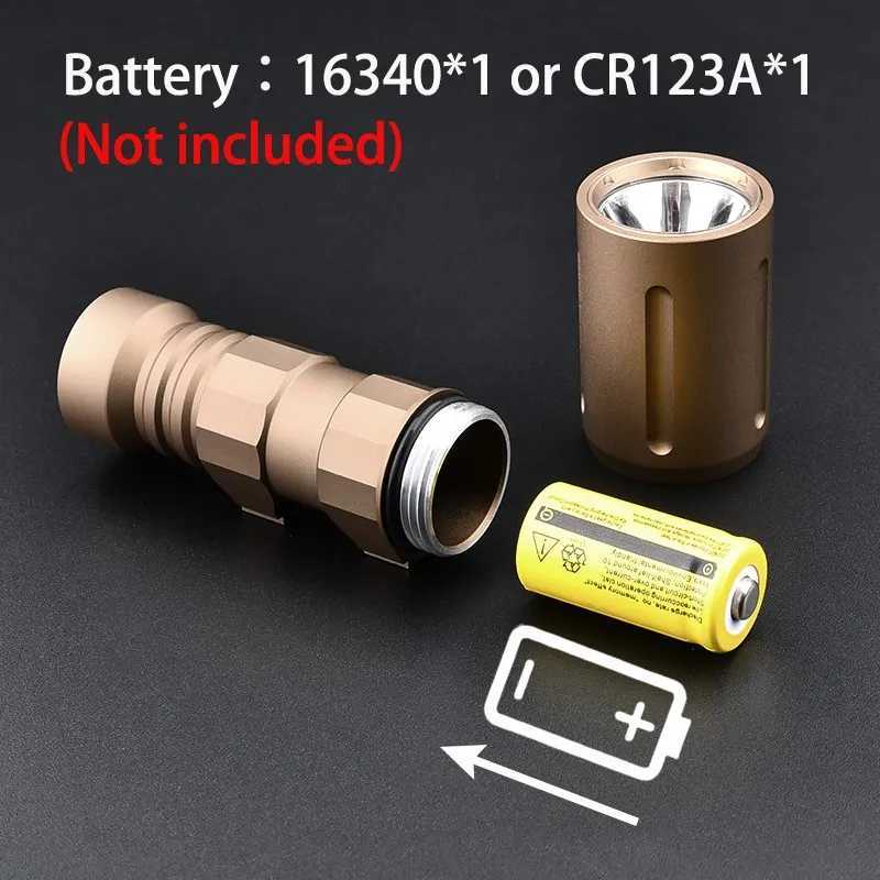 WADSN Tactical PLHv2 Flashlight 1000 Lumens LED Hunting Scout Light Metal PLH-v2 Tactical Spotlight With Constant Switch Fits 20MM R250728