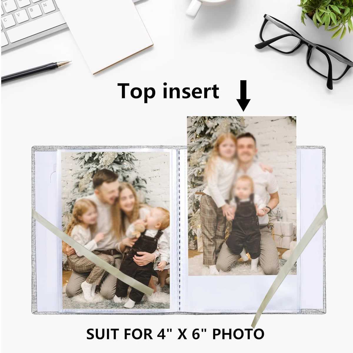 1pcs 4x6 Small Photo Album Capable of Holding 100 Photos Mini Baby Album Linen Cover Gift Wedding Family Album Z250729