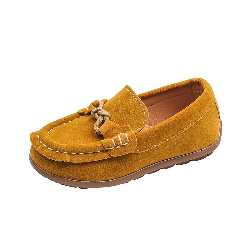 Children Loafers Shoes Boys Girls Casual Shoes Soft Comfortable Littlesprouts Kids Suede Loafers Toddler Flats Casual Boat Shoes Size US5.5C-US4Y 0001