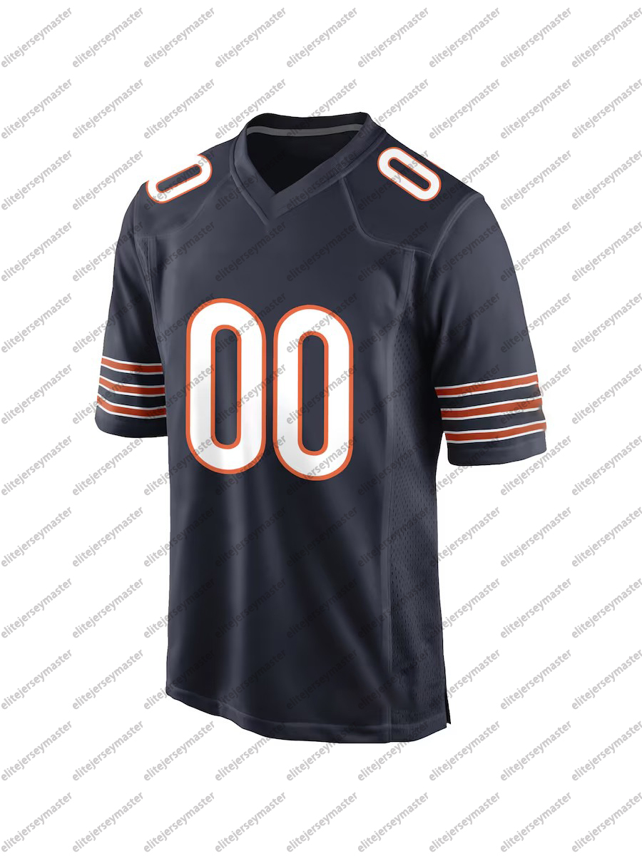 18 Caleb Williams 15 Rome Odunze 34 Walter Payton 54 Brian Urlacher 85 Cole Kmet 2 D.J.Moore Personalized Customized Football Jerseys Custom Any Number Name 666