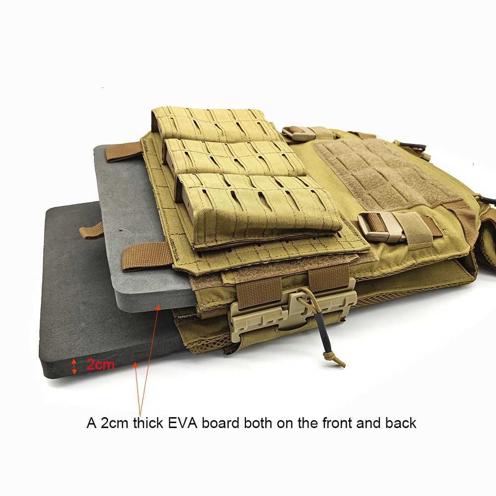 Tactical Vest With Triple Mag Pouch Quick Release Elastic Cummerbund MOLLE system Hunting clothes Qirsoft Equipment1000D Nylon Z250728