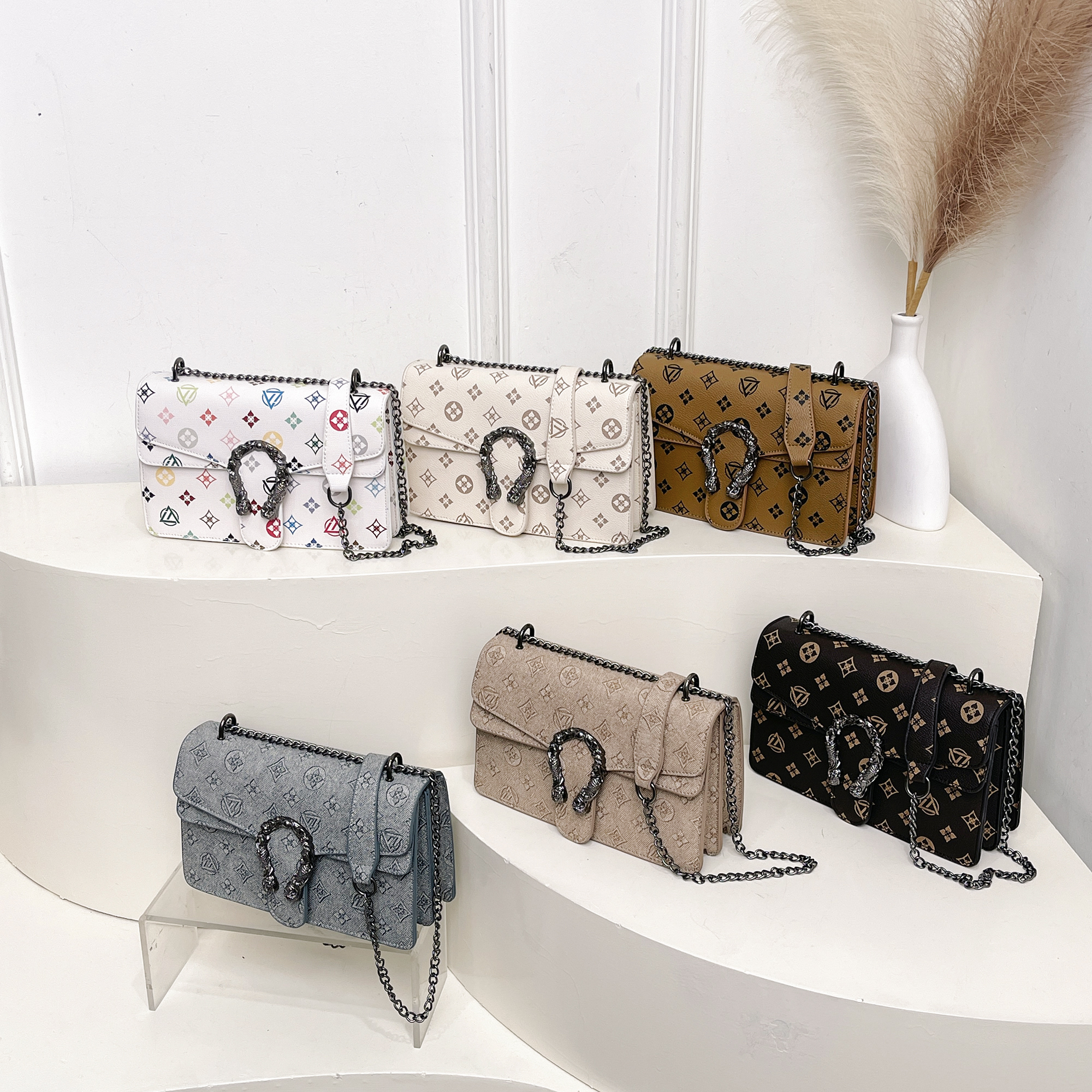 Designer Bag 2025 Shoulder Bag Crossbody Bag Luxury Bag High Quality Women's handbag Purse Brown Leather Classic Chain bag Evening Bags