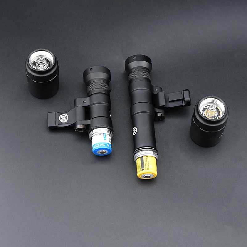 Airsoft M340 M640 M640B M340A Metal Flashlight High Power Scout Light LED Tactical M300 M600 Hunting Softair Weapon Lamp XJ250728