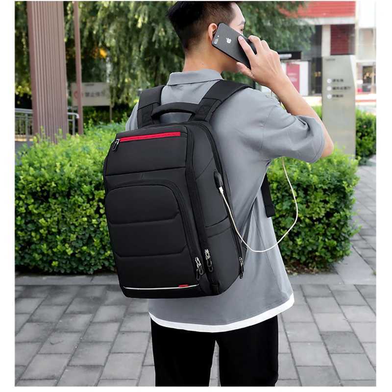 NG Professional 15.6 Laptop Backpack Waterproof School bags USB Charging Business Travel Bag Mochila S250728