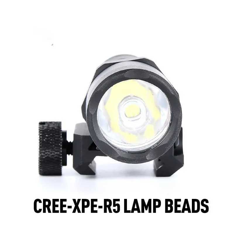 300M300B Metal Flashlight Hunting Airsoft Weapon LED Scout Light Accessory With Pressure Switch Fit 20mm Picatinny Rail XJ250728