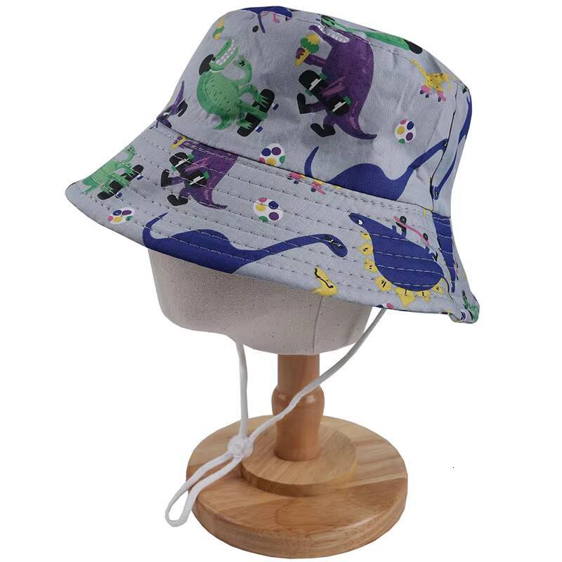 New Summer Panama Baby Girls Hats Cartoon Boys Fisherman Kids Beach Outdoor UV Bucket Hat Toddler Sun Cap ddmyshoesvip