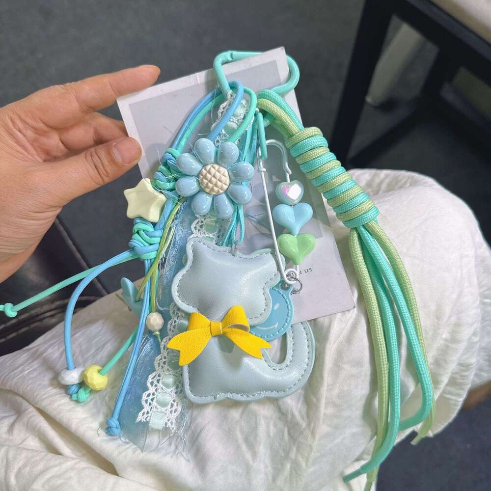 Miu Series Bag Pendant Phone Chain Strap Decoration with Small Handle Can Hang Cute Blind Box Doll