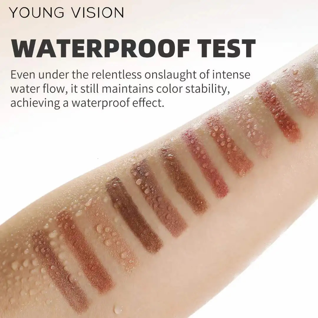 12 Colors Pearlescent Swivel Eyeshadow Stick Waterproof Correcting Contour Eye Makeup Pencil A must-have for a high quality make 250726