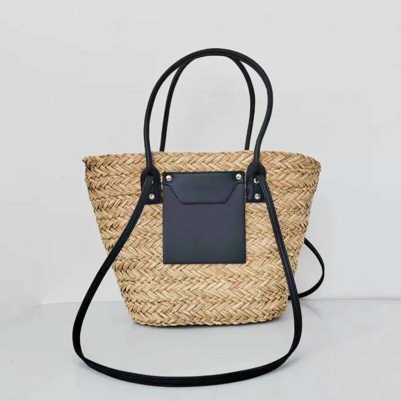 Casual Straw Women's Natural Wicker Woven Tote Handmade Summer Bohemian Rattan Shoulder Crossbody Bag 2025