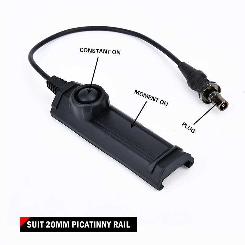 Vadsn M300W Scout Light M600W Tactical Strobe Flashlight M300 Hunting Spotlight With Dual Function Pressure Switch Fits 20mm Rail R250728