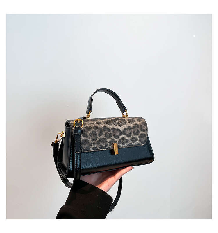 Leopard Print Commuter Fashion Trendy Handbag 2025 New Style High-end Feel Single Shoulder Crossbody Women's Bag