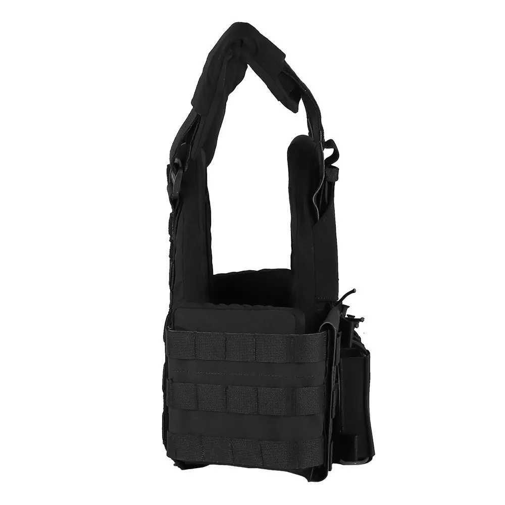 OPHIDIANTAC 5.56 Triple Magazine Pouches MOLLE Hunting Heavy Vest with CS Wargame Gear Airsoft Plate Carrier Z250728