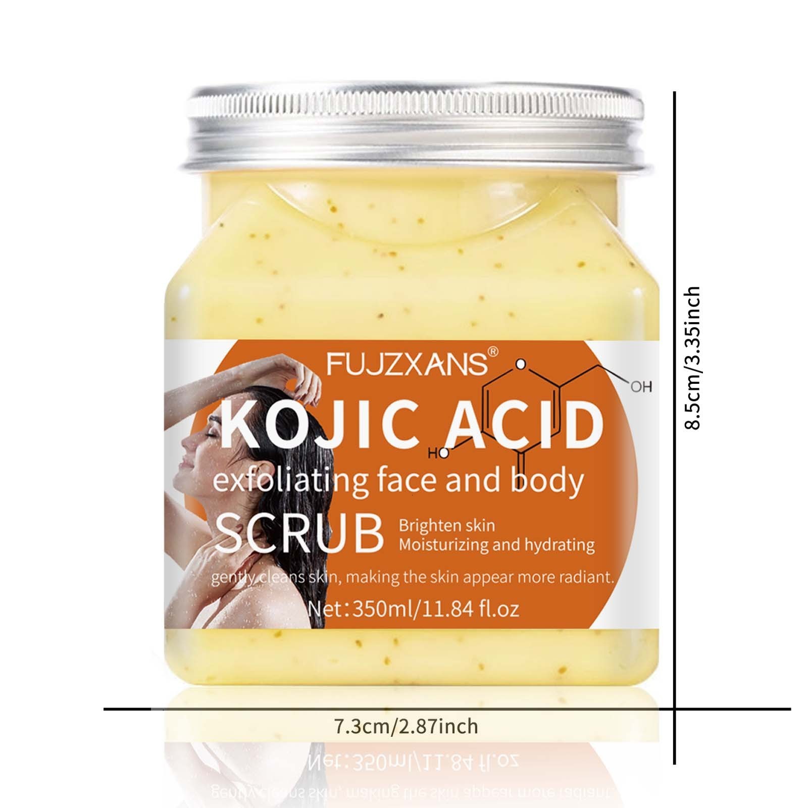 Full Body Scrub Exfoliating Chicken Skin Fruit Flavor Coconut Body Scrub Cleansing Scrub 240627