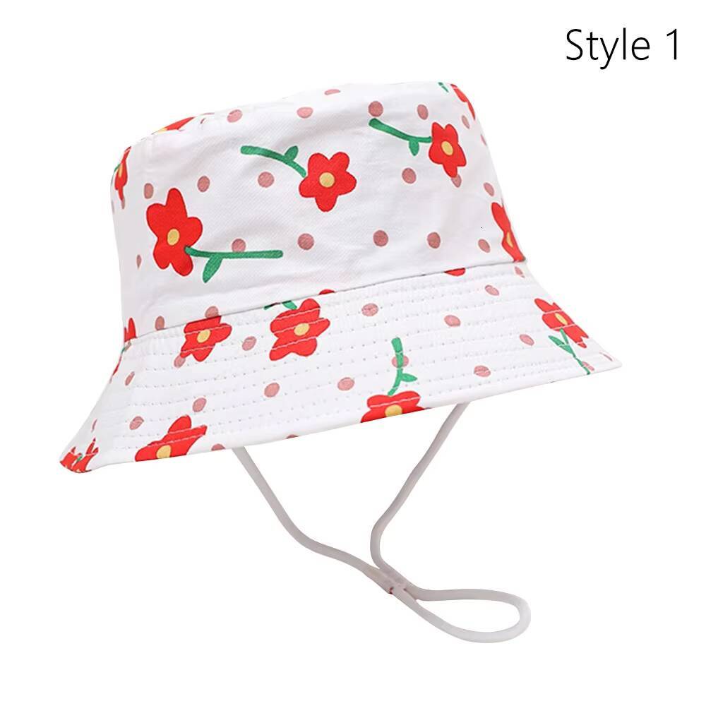 New Cotton Polyester Baby Hats Sun Shading UV Protection Kids Bucket Versatile Quick-Dry Fisherman Hat Boys Girls ddmyshoesvip