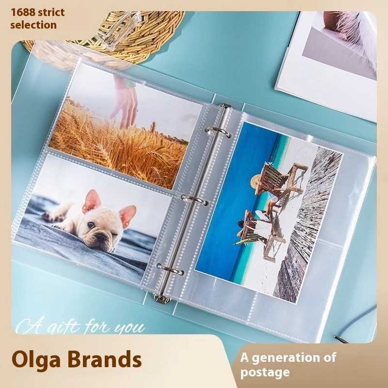 3in 4in 5in 6in 7in Transparent Matte Strap Photo Album Large Capacity Star Chasing Small Card Album Loose Leaf Photo Album Z250729