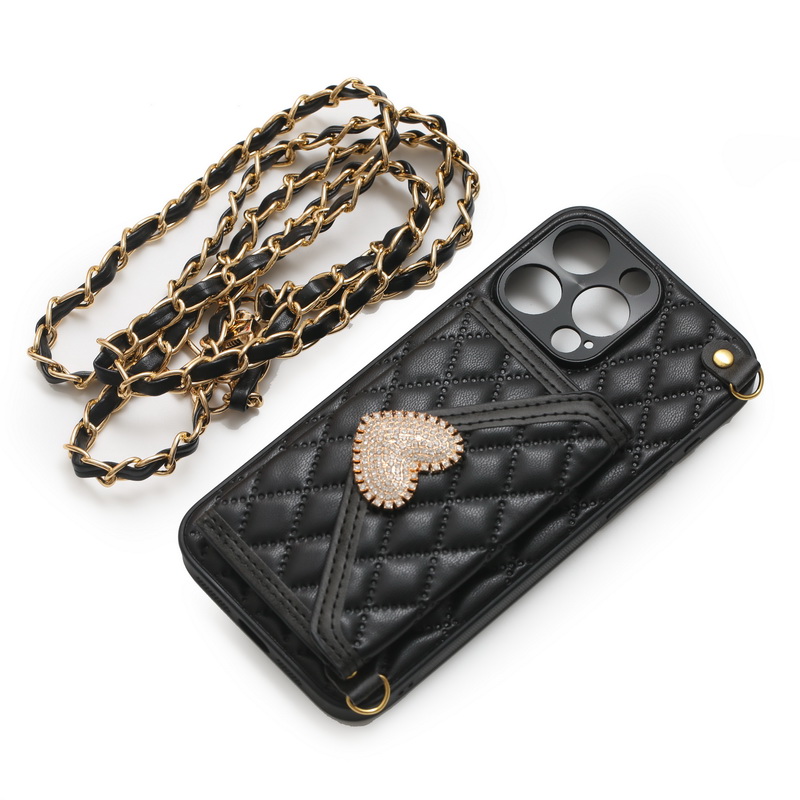 Luxury Classic Leather Mobile Phone Case Mobile Covers for iPhone 12-16 Series