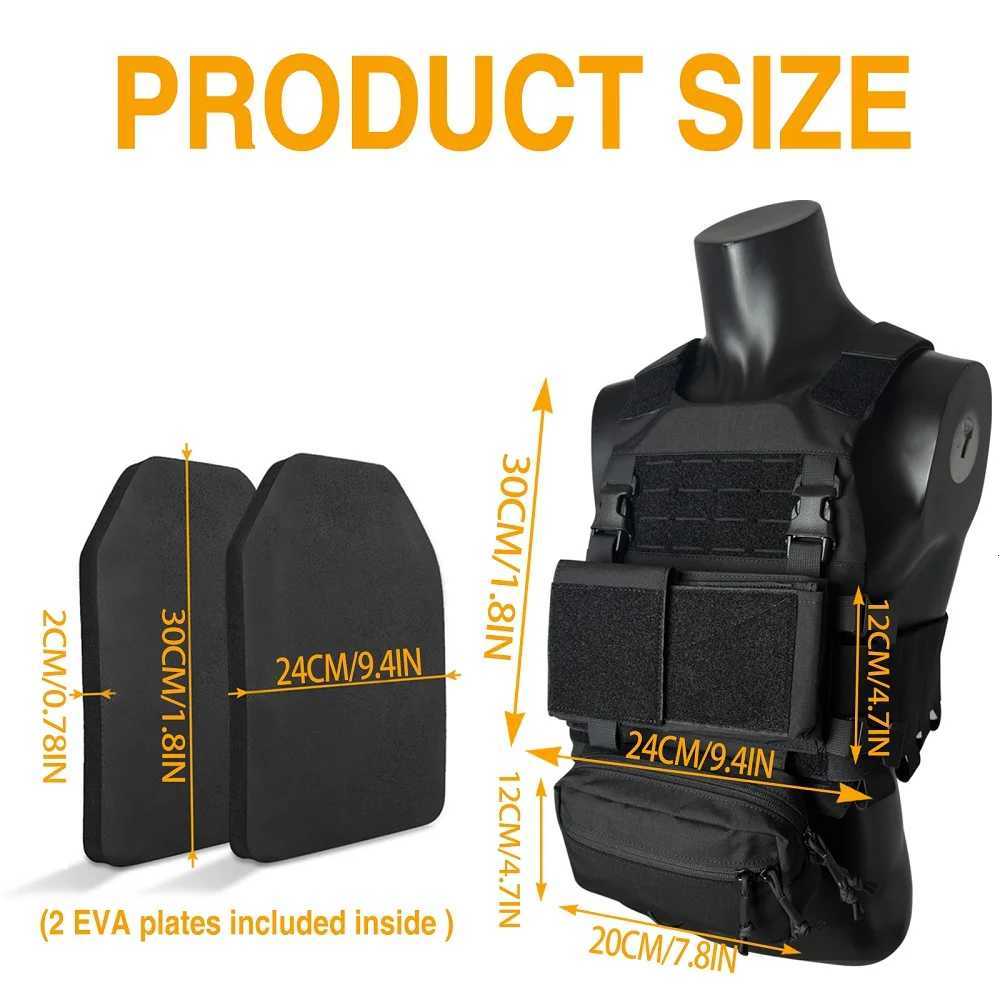 Tactical Molle Chest Rig Vest 500D Laser Cut Vest Tactical Quick Release Modular Magazine Pouch FCSK MK3 Chest Rig Backpack Z250728
