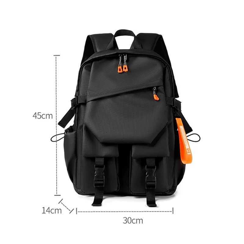 Luxury Mens Backpack High Quality 15.6 Laptop Backpack High-capacity Waterproof Travel Bag Fashion School Backpacks for Men S250728