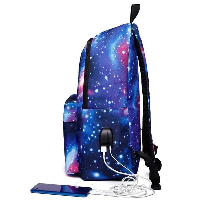 Women School Backpacks USB Charging Canvas Backpack School Bags for Teenagers Boy Girls Large Capacity Travel Backpack Men Bags S250728