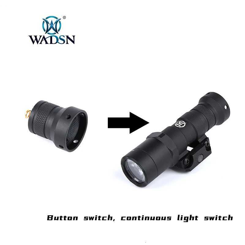 Vadsn Tactical Flashlight Remote Pressure Switch for M300 M600 Series Scout Light Long Switch Button Weapon Accessories XJ250728