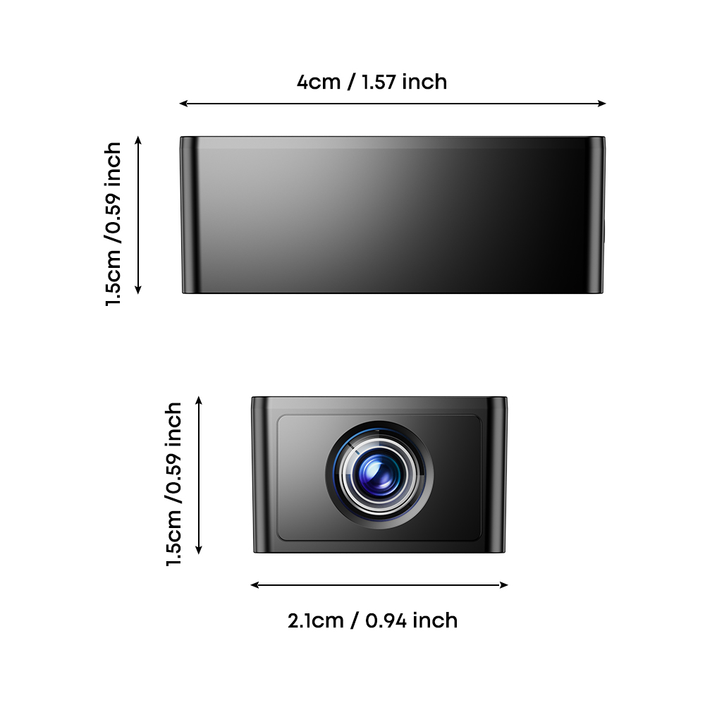 Small and powerful mini camera with night vision and motion detection, portable, magnetic home, vehicle surveillance security camera,