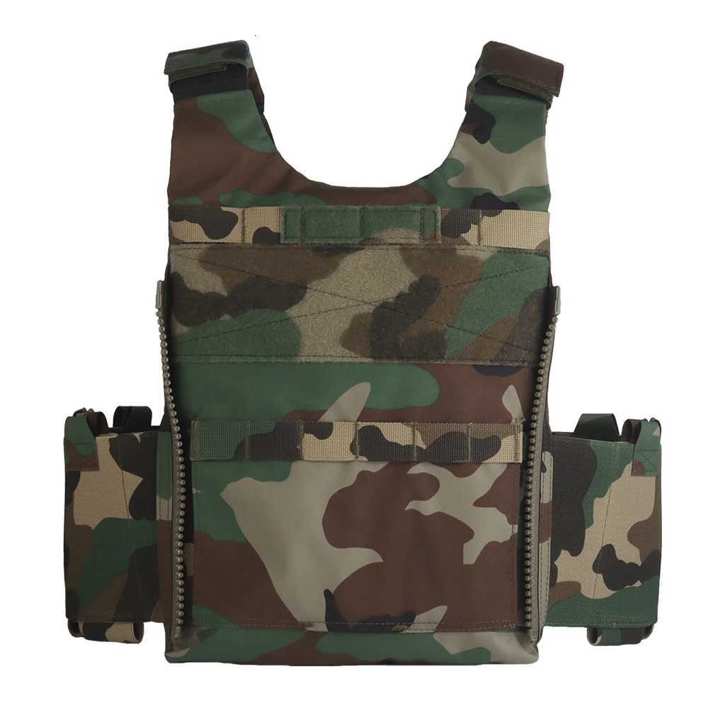 LV119 Tactical Plate Carrier Set Thickened Shoulder Pads Quick Release Hunting Vest With Triple 5.56 Mag Pouch Airsoft Chest Rig Z250728
