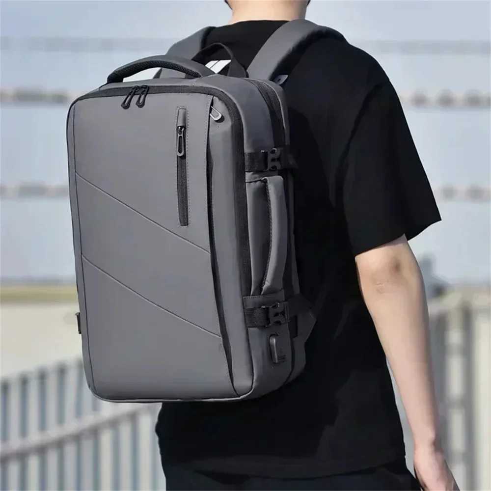 17inch Mens Business Laptop Backpack Quality Large Capacity Backpack Waterproof USB Travel backpacks men camping Mochaila S250728