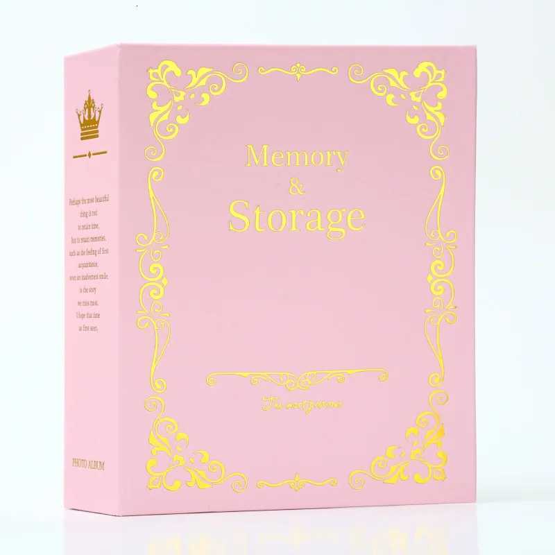 100 Pictures Pockets 10x15cm Gilded Photo Album 6 Inch Inters Photos Book Case Kid Memory Gift Z250729