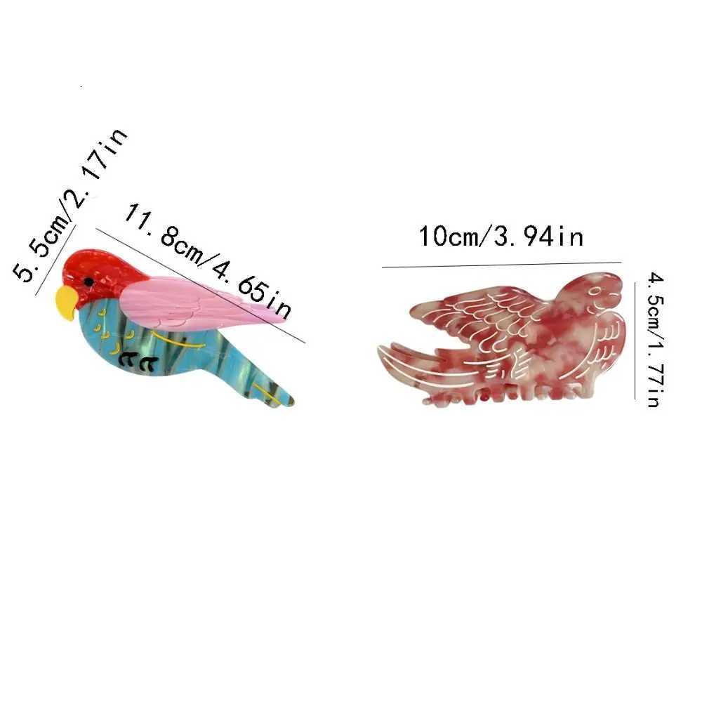 Cute Cartoon Animal Shark Clip Creative Woodpecker Acetic Acid Hair Claw Korean Style Hair Accessory Swallow Bird Hair Claw Female Z250729