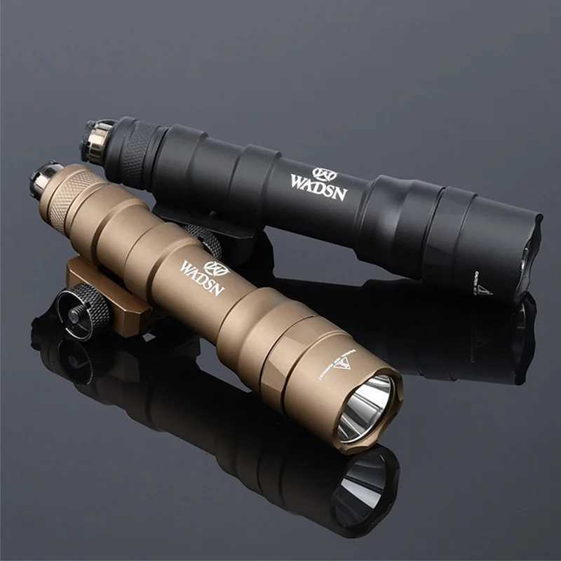 WADSN Tactical M600DF M600 Flashlight Scout Light For 20mm Picatinny Rail Airsoft Accessories Hunting Weapon Light XJ250728