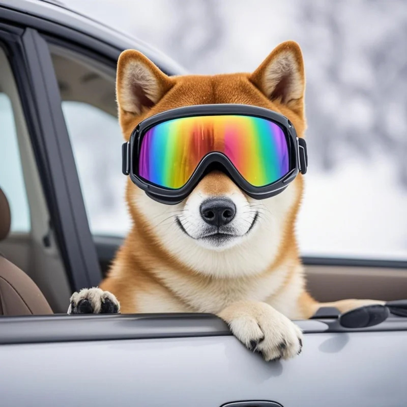 Professional UVproof sunglasses for dogs a musthave pet outdoor travel wind and dust goggles in colorful silver 250729