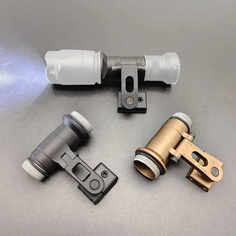 SOTAC CNC SS MAX Helmet Mount for M300 M600 SF Flashlight Scout Light KIJI K1 IR Illuminator OPS-CORE Helmet Picatinny Rail R250728