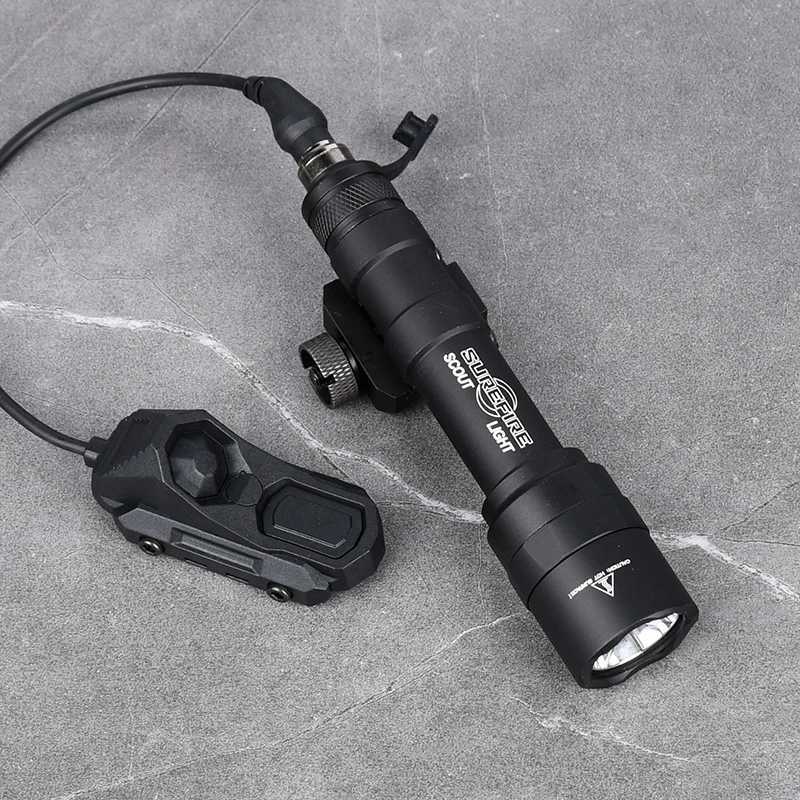 Tactical Flashlight SF M300 M600 Weapon Light AXON Switch Fits 20mm Picatinny MLOK KEYMOD Rail Airsoft Hunting Gun Lamp XJ250728