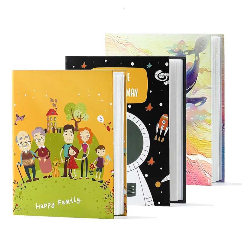 6-inch Photo Albums 200Pcs Large Capacity Foldout Family Photo Album Children Growth Album Plastic Sealed Photo Album Z250729