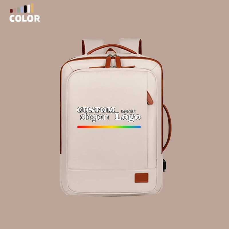 Mycobags Unisex Waterproof Oxford USB Laptop Backpack for College Students 17 Inch Travel Computer Bag with Charging Port Ant S250728