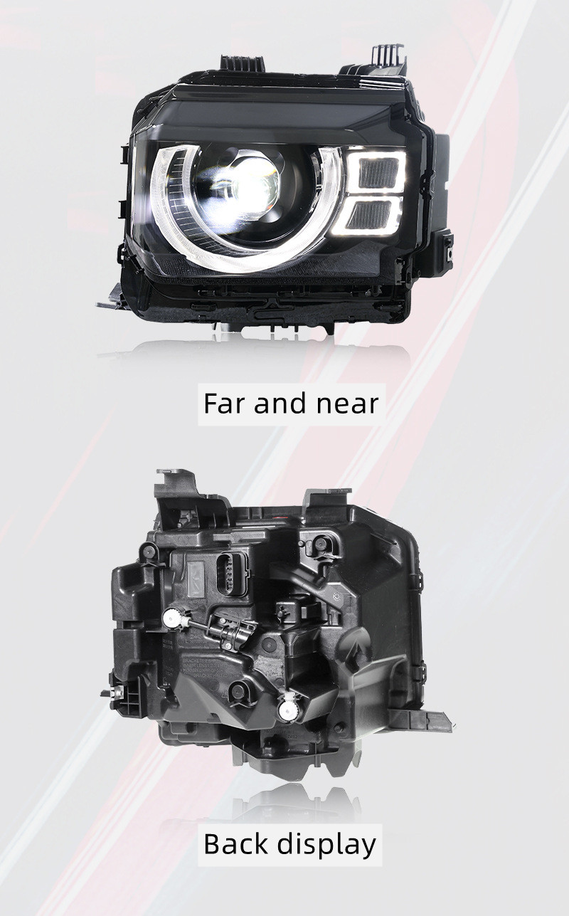 For Chery Jetour Traveler 2023-2025 T2 Headlight Assembly Modified Defender Style LED Daytime Running Light Turn Signal