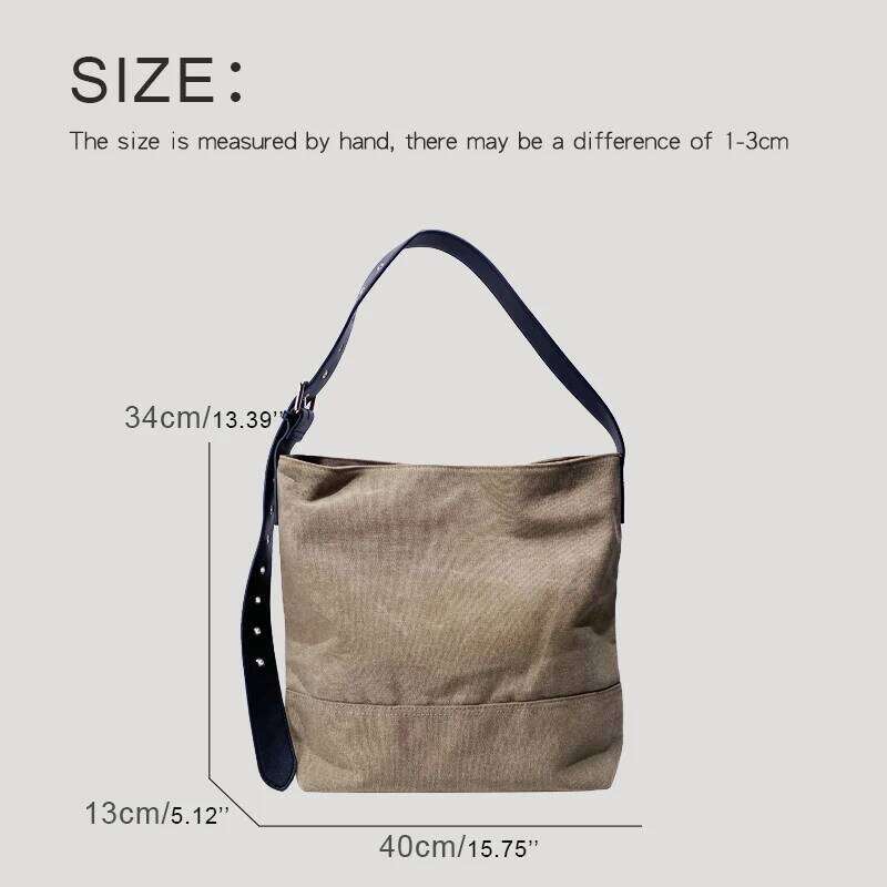 Women's Bags Designer Women's Bags Designer Koean Casual Canvas Tote Bags Fo Women Designe Handbags Puses New In Lage Capacity Wide Stap Und
