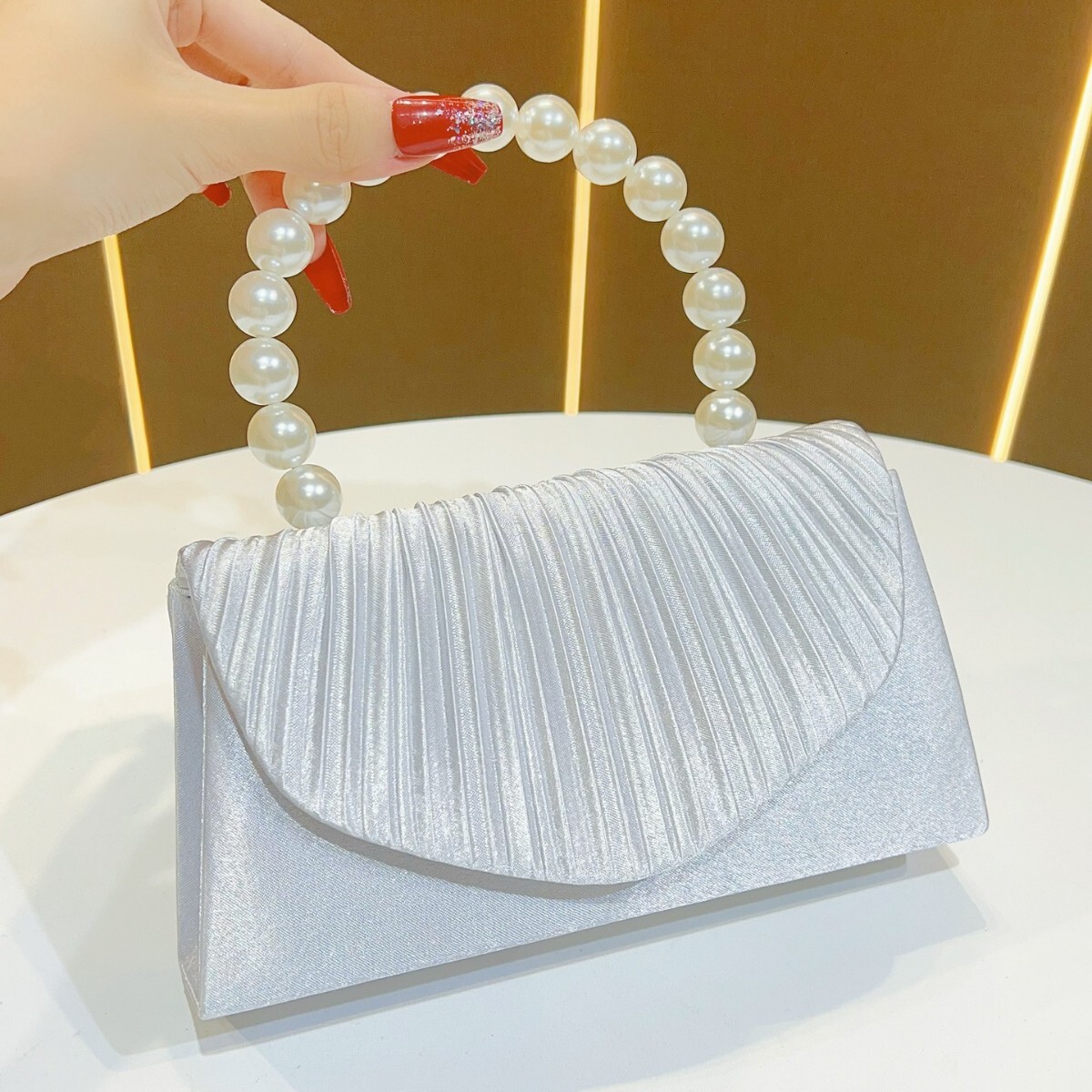 DHAL New Hot-Selling Women's Handbag Fashionable Party Crossbody Clutch Shoulder Evening Bag