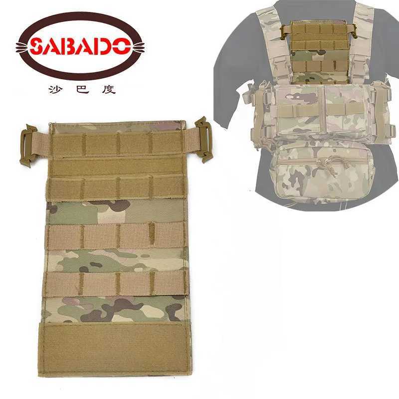 Tactical Front Panel MOLLE Vest Chest Rig Platform Modular for MK3 MK4 MFC2.0 Quick Release Plate Hunting Airsoft Accessories Z250728