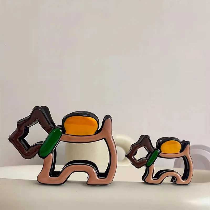 Cute Cartoon Hollow Dog Hair Claw for Women Girls Sweet Hair Ornament Headband Hair Claw Clip Hairpin Fashion Hair Accessories Z250729