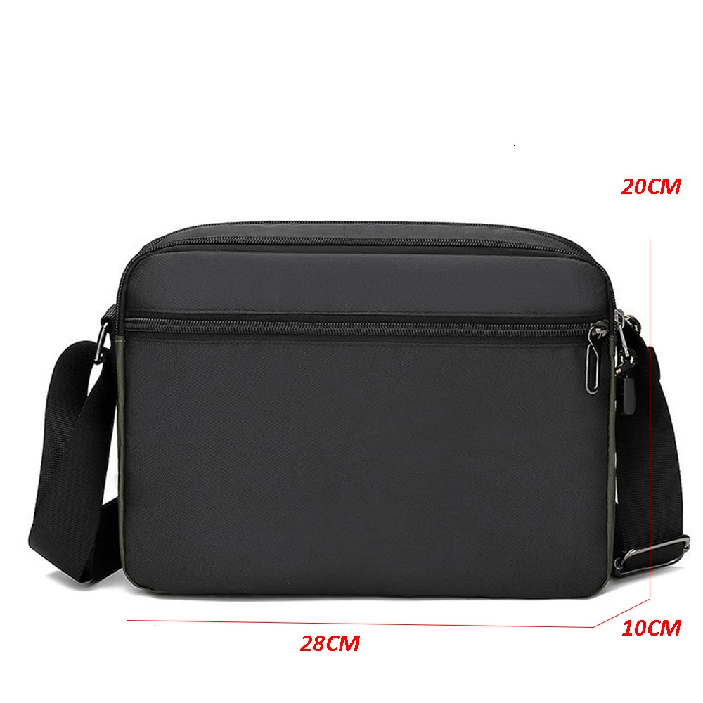Men Messenger Bag Waterproof Nylon Small Satchel Shoulder Bags Casual Travel Crossbody Sling Flap For Male Belt Handbag 250725