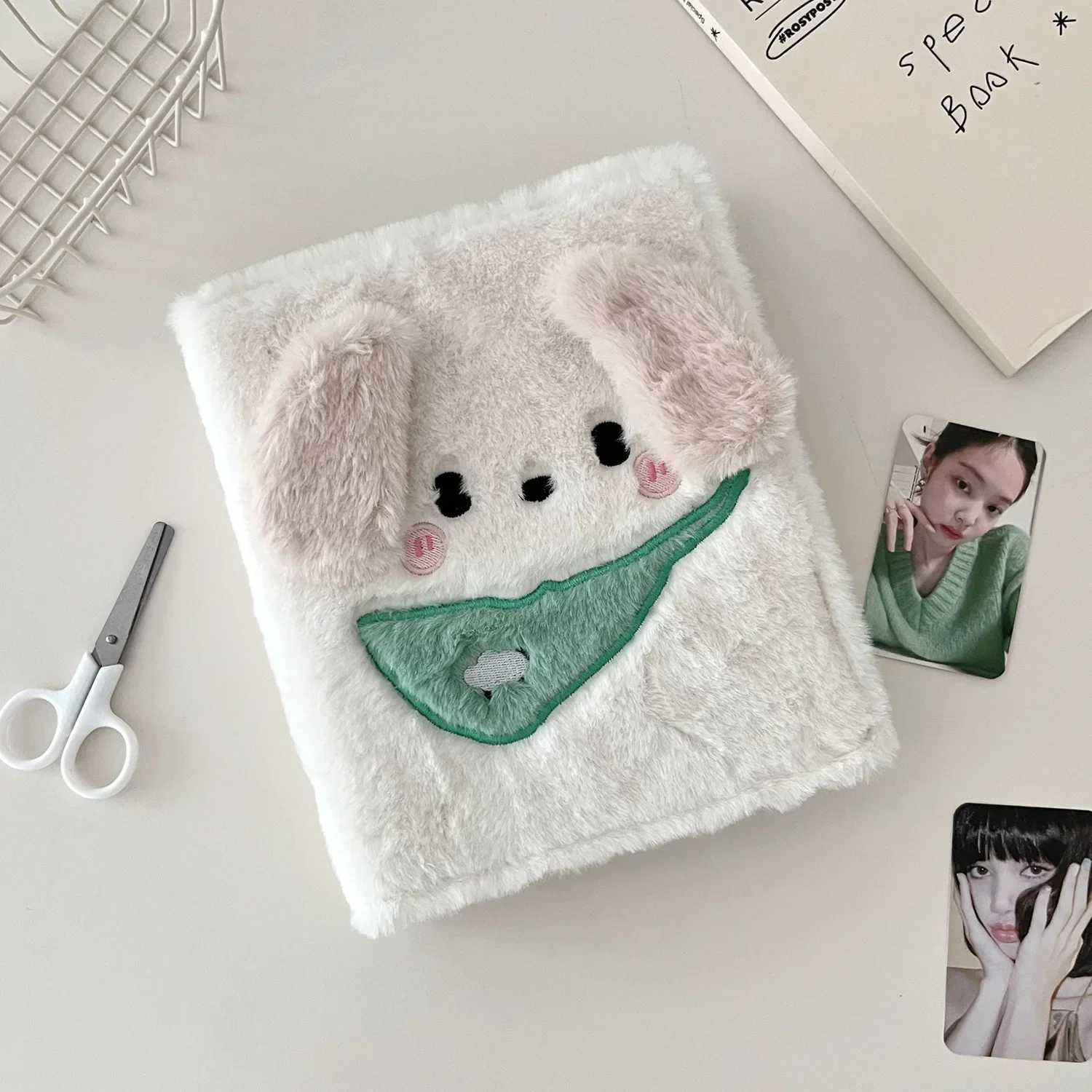 Kpop Binder Photocards Holder Kaii Plush Photo Album Idol Photocards Collect Book Student School Notebook Stationery Z250729